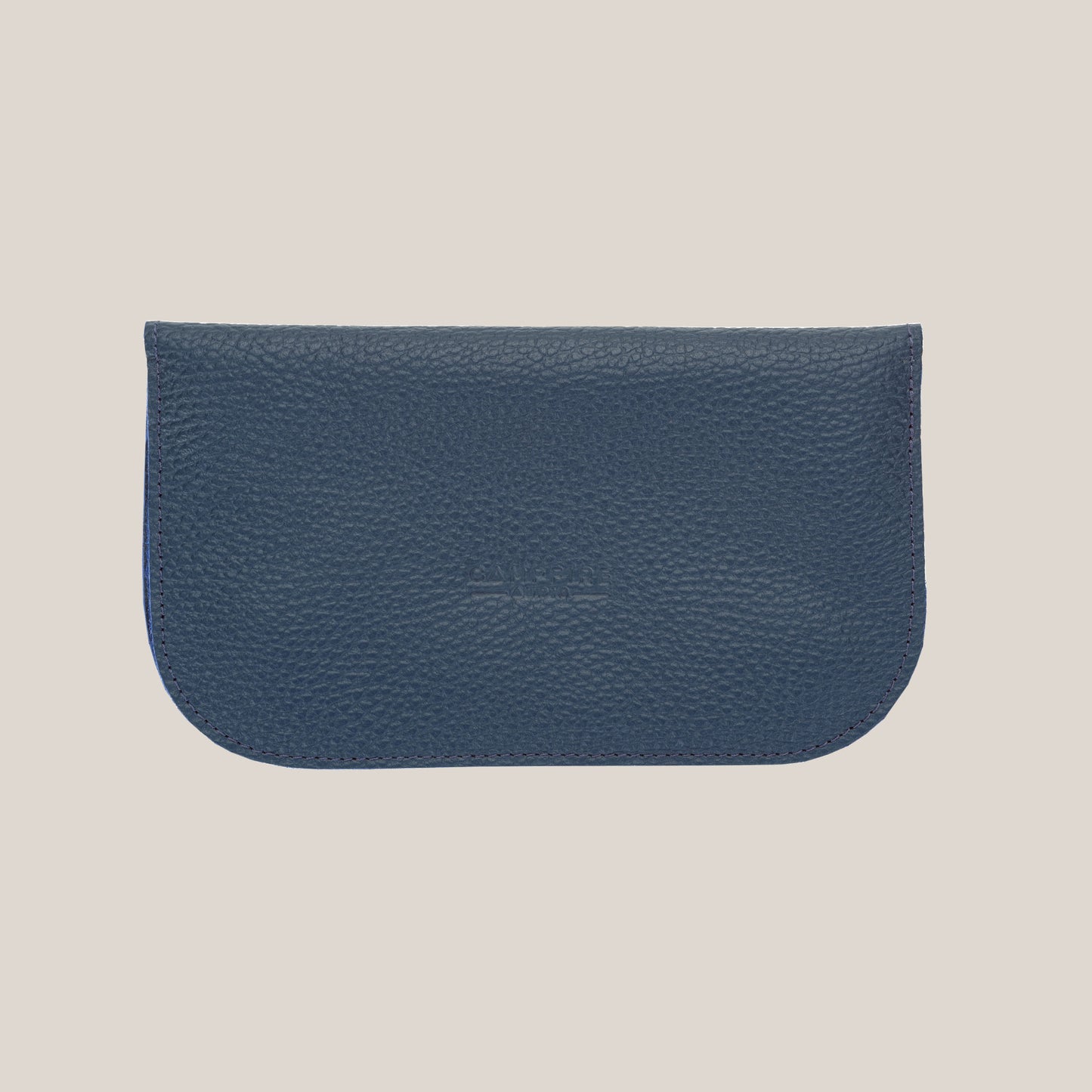 Folding Leather Case - Blue