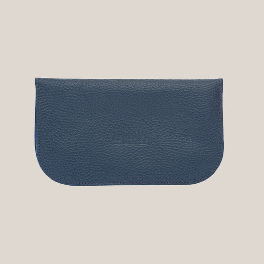Folding Leather Case - Blue
