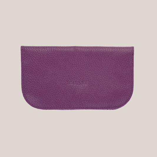 Folding Leather Case - Purple