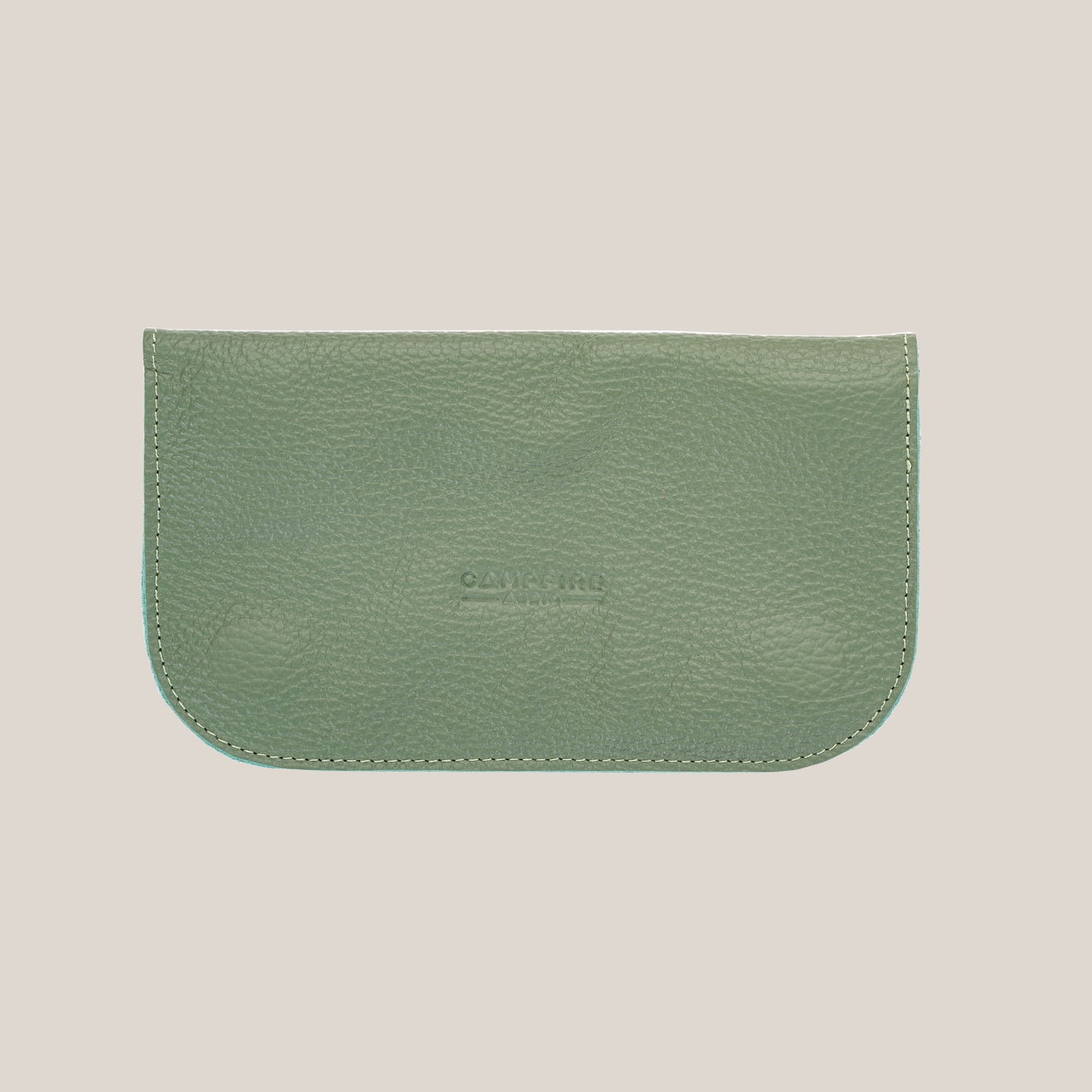 Folding Leather Case - Sage