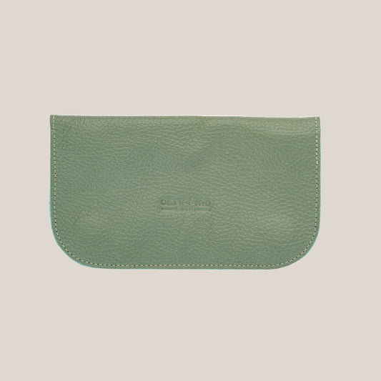 Folding Leather Case - Sage