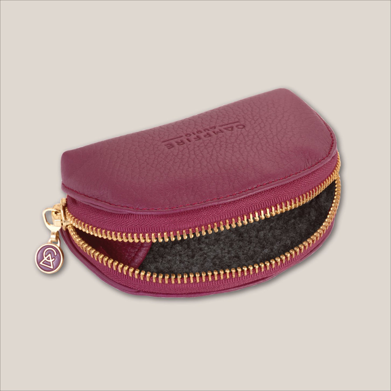 Red Leather IEM Case CampfireaudioMarket